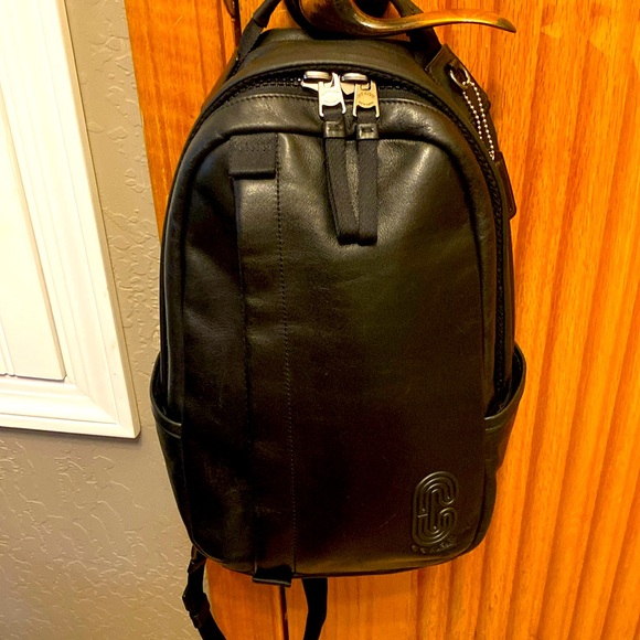 Coach 89908 Edge Pack genuine leather sling bag  for men - Picture 2 of 16